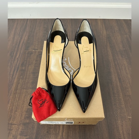 Christian Louboutin Iriza 70 Patent Heels - Picture 3 of 12